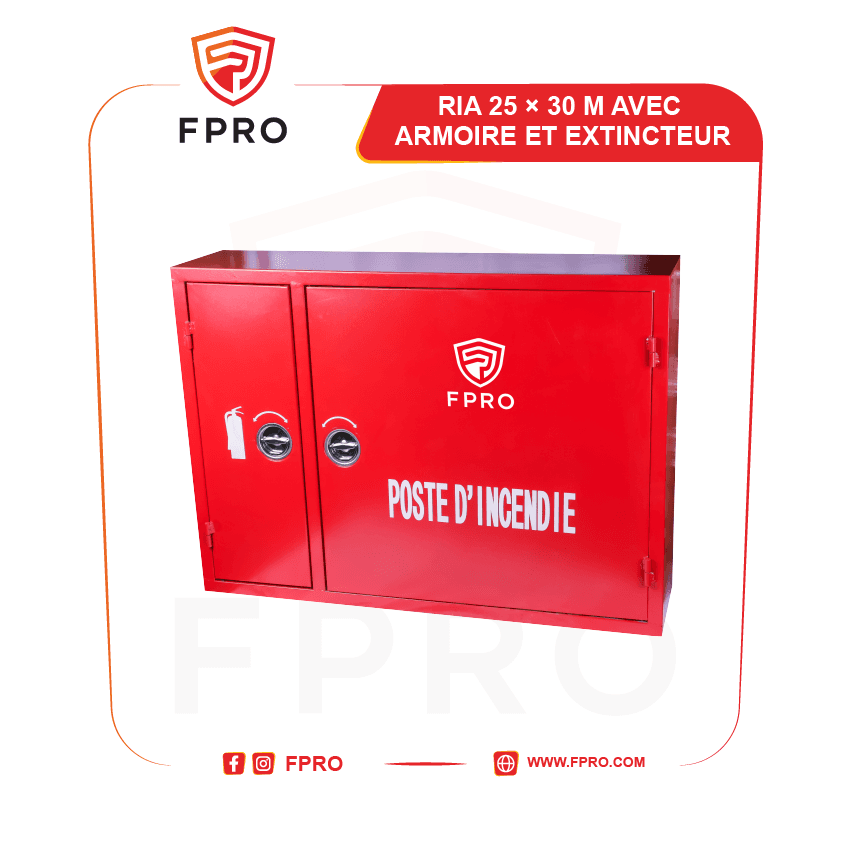 RIA ET ARMOIR_RIA 25 × 30 M AVEC ARMOIRE ET EXTINCTEUR